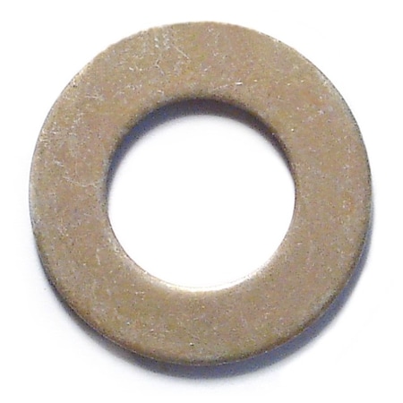 Midwest Fastener Flat Washer, For Screw Size 9/16" , Steel Zinc Yellow Finish, 8 PK 34191